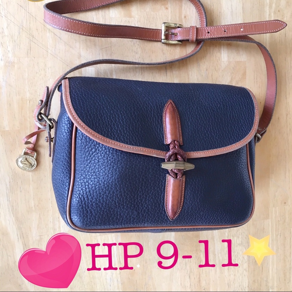 All weather leather Dooney & Bourke crossbody bag